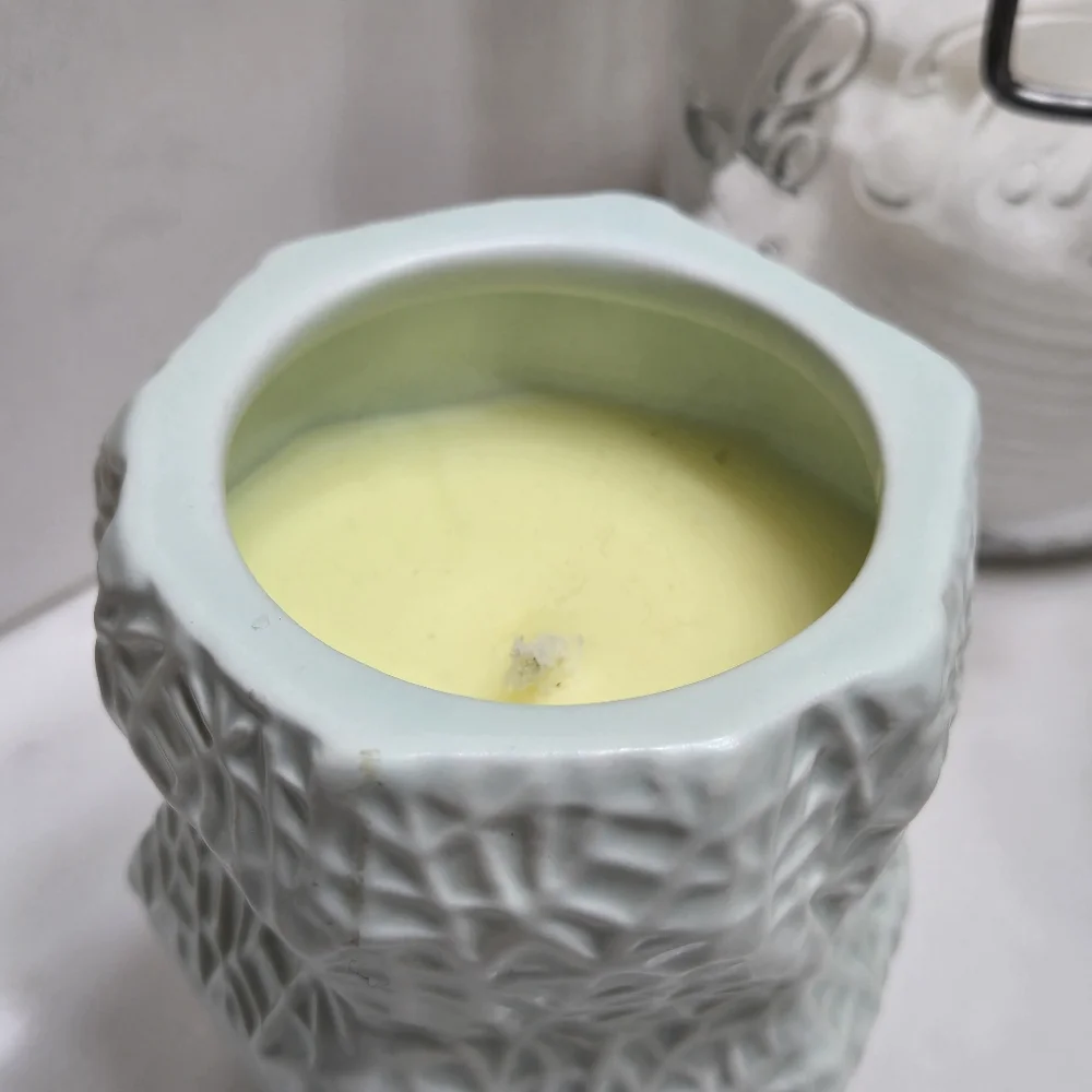 Anthropologie Seagrass & Cucumber Pastel Mint Green Candle